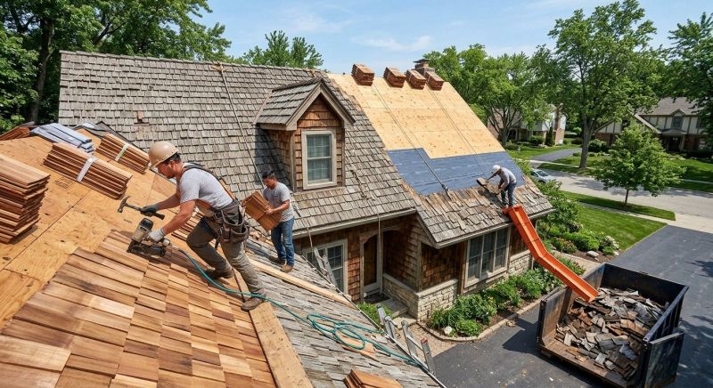 Wood Shake Roof Replacement in Chesterfield, VA