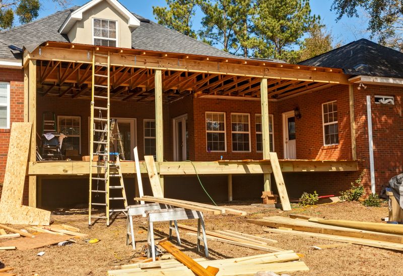 A Frame Roof Installation in Powhatan, VA