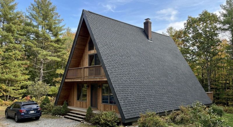 A Frame Roof Installation in Powhatan, VA
