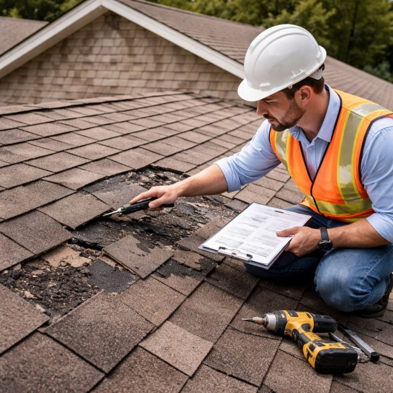 Asphalt Roof Inspection in Mineral, VA