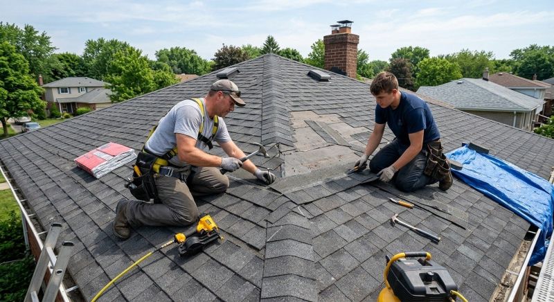 Asphalt Roof Repair in Amelia Court House, VA