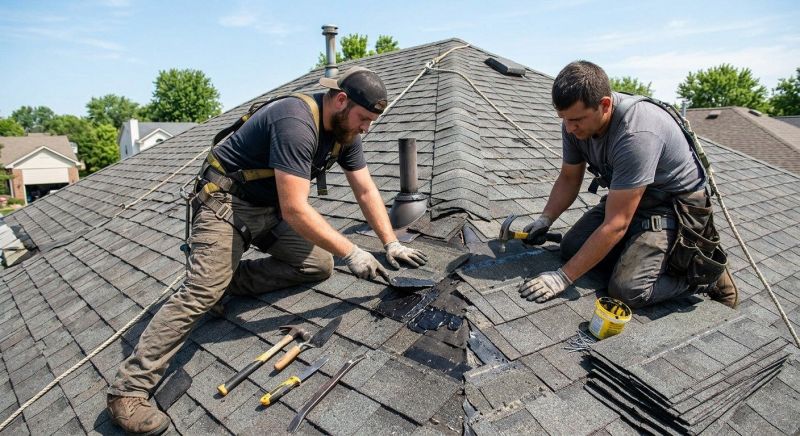 Asphalt Roof Repair in Chesterfield County, VA