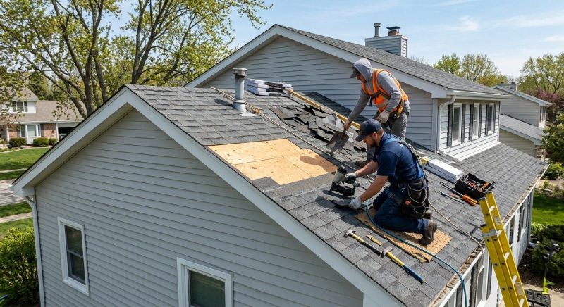 Asphalt Roof Repair in Midlothian, VA