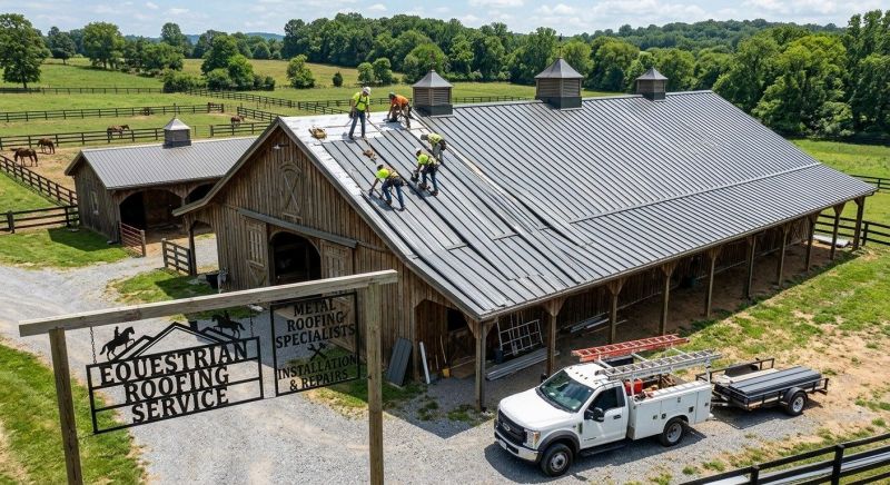 Barn Roof Installation in Powhatan, VA