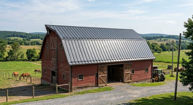 Barn Roof Replacement in Midlothian, VA