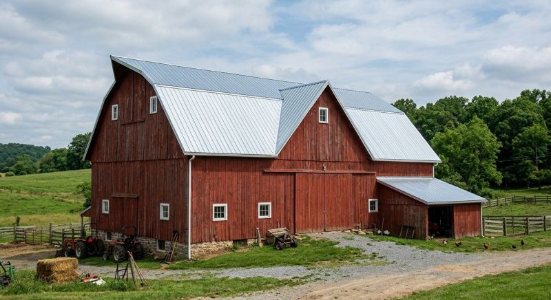 Barn Roof Replacement in Midlothian, VA