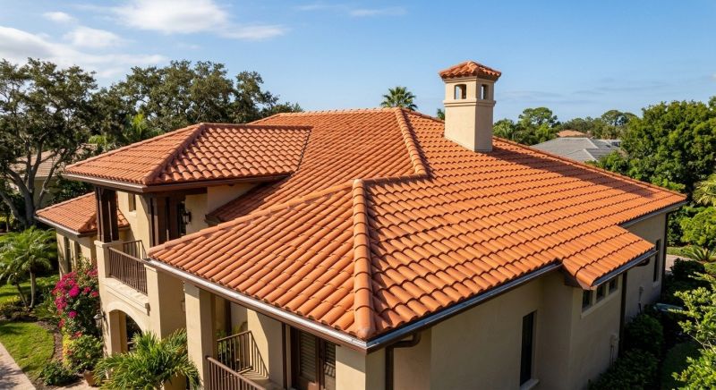 Barrel Tile Roof Installation in Powhatan, VA