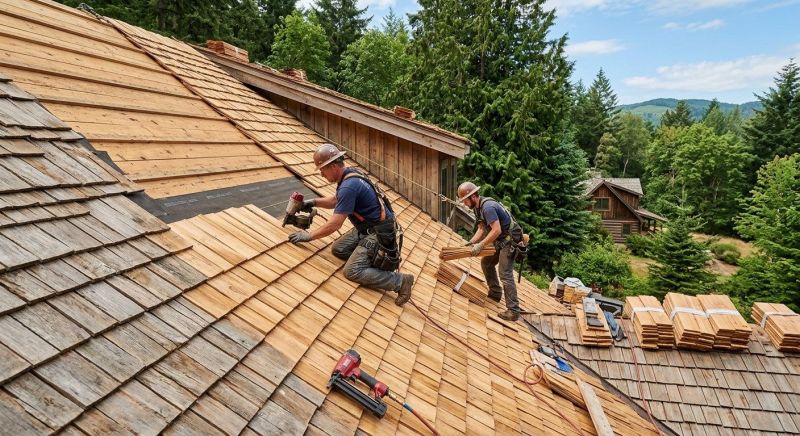Cedar Roof Installation in Amelia Court House, VA