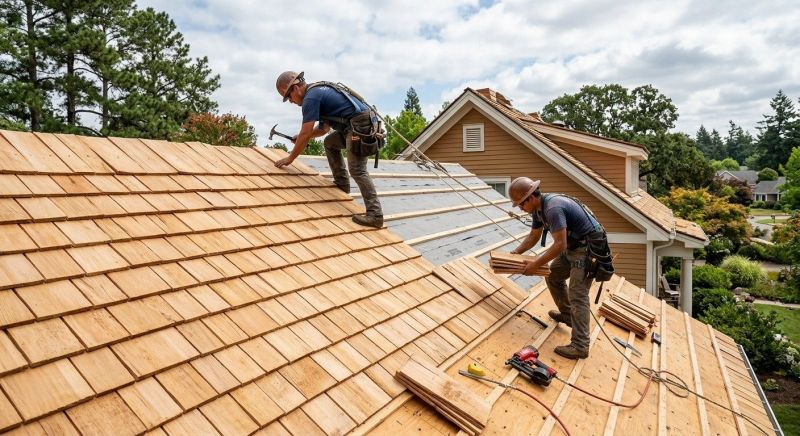 Cedar Roof Installation in Midlothian, VA