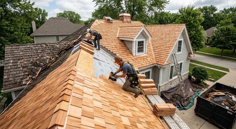Cedar Roof Replacement in Powhatan, VA