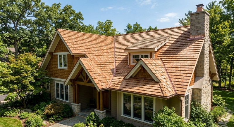 Cedar Shake Roof Construction in Amelia Court House, VA