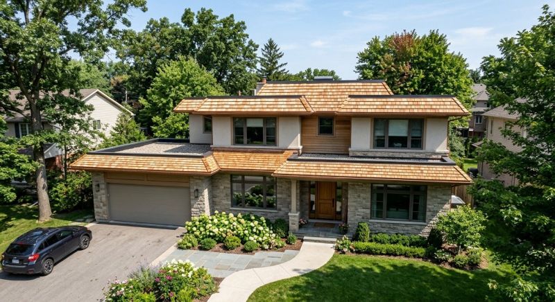 Cedar Shake Roof Construction in Mineral, VA