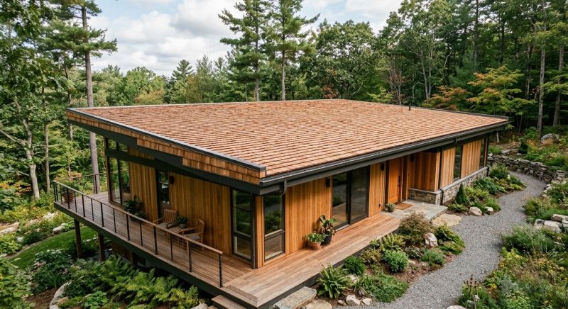 Cedar Shake Roof Construction in Rockville, VA