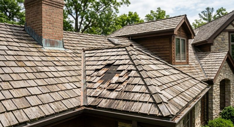 Cedar Shake Roof Repair in Goochland County, VA