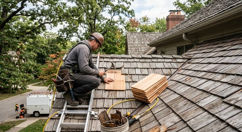 Cedar Shingles Repair in Henrico County, VA
