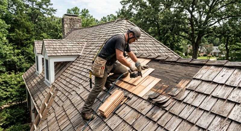 Cedar Shingles Repair in Rockville, VA