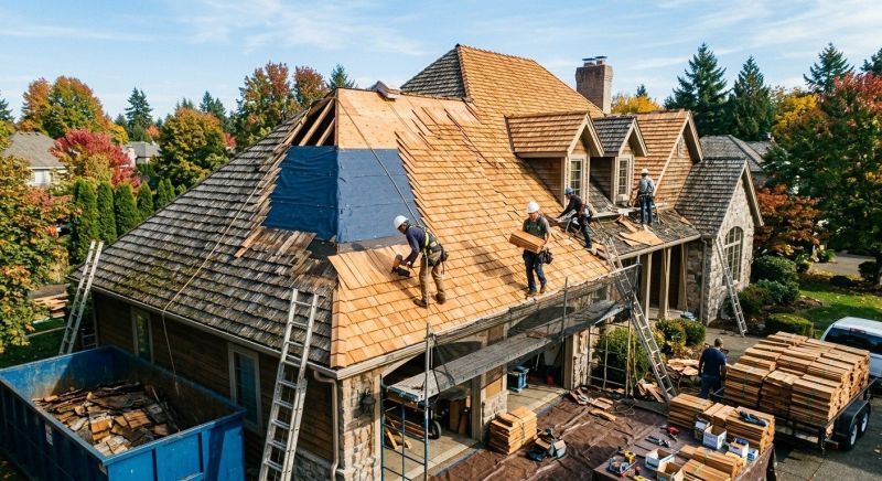 Cedar Shingles Replacement in Chesterfield, VA