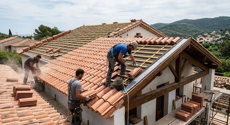 Clay Roof Installation in Fork Union, VA