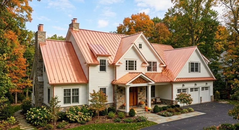 Copper Roof Replacement in Powhatan, VA