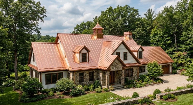 Copper Roof Replacement in Powhatan, VA