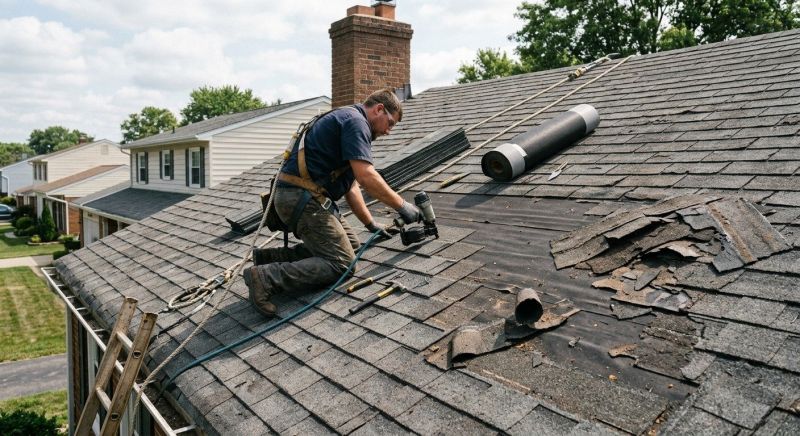 Damaged Roof Repair in Cartersville, VA