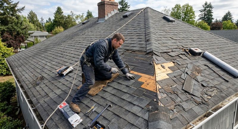 Damaged Roof Repair in Henrico County, VA