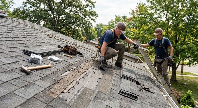 Damaged Roof Repair in Midlothian, VA