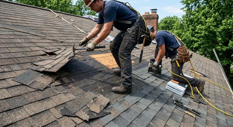 Damaged Roof Repair in Moseley, VA