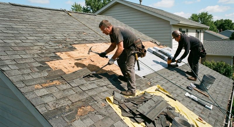 Damaged Roof Repair in Richmond, VA