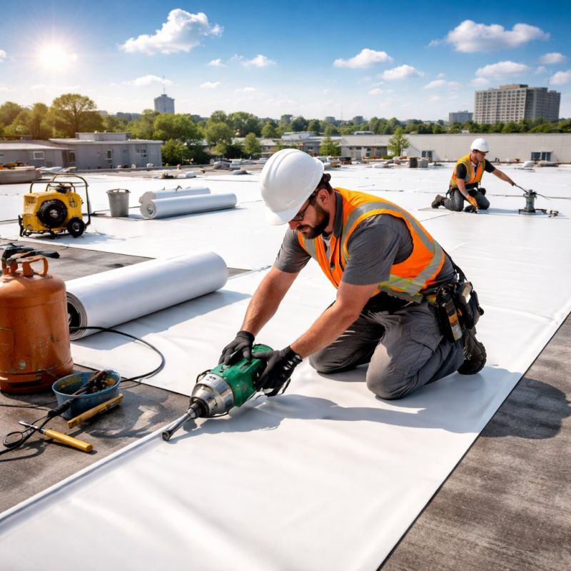 Epdm Roof Installation in Henrico County, VA