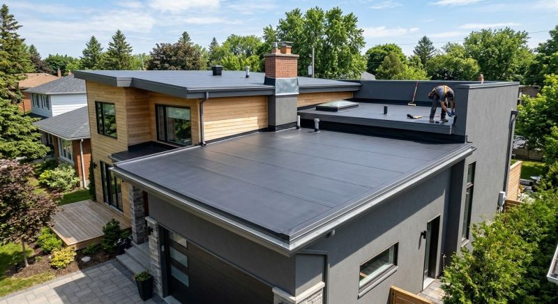 Epdm Roof Installation in Midlothian, VA