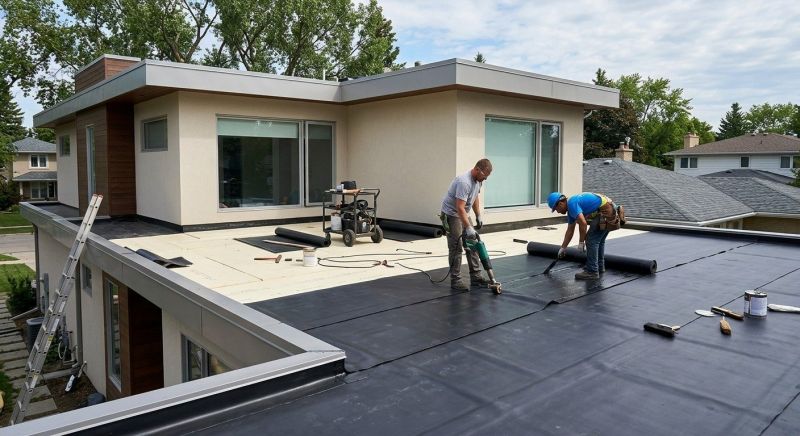 Flat Roof Installation in Amelia Court House, VA