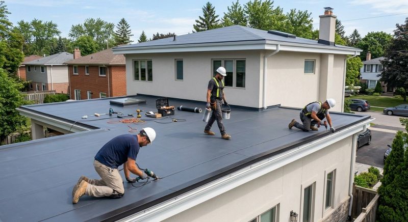 Flat Roof Installation in Henrico County, VA