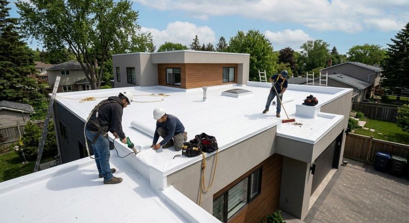 Flat Roof Installation in Henrico County, VA