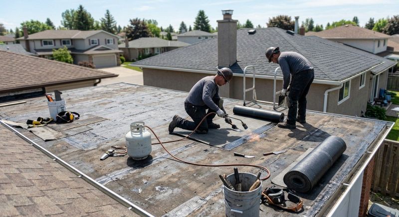 Flat Roof Repair in Goochland County, VA