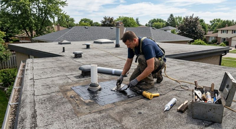Flat Roof Repair in Mineral, VA