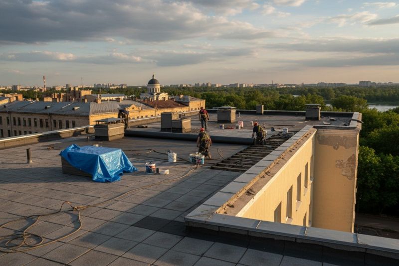 Flat Roof Replacement in Chesterfield, VA