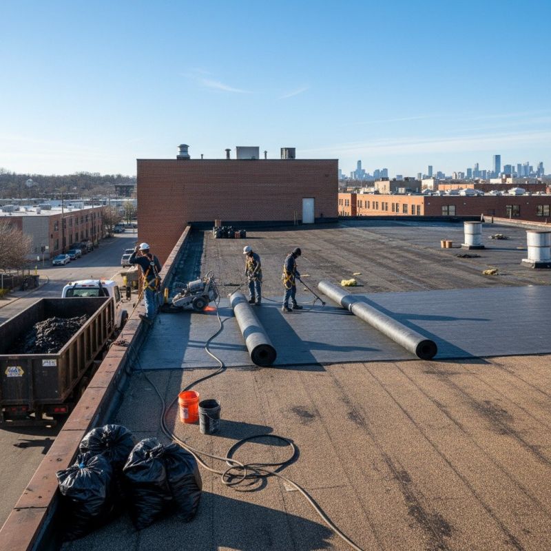 Flat Roof Replacement in Glen Allen, VA