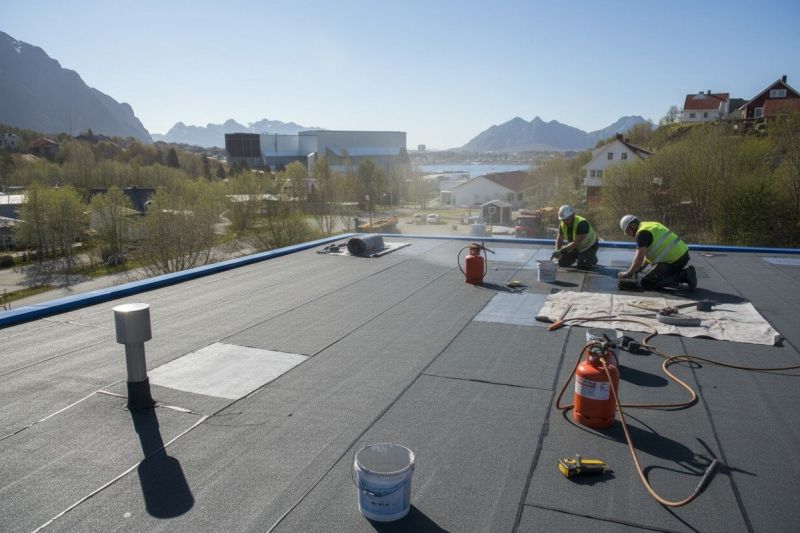 Flat Roof Replacement in Kents Store, VA