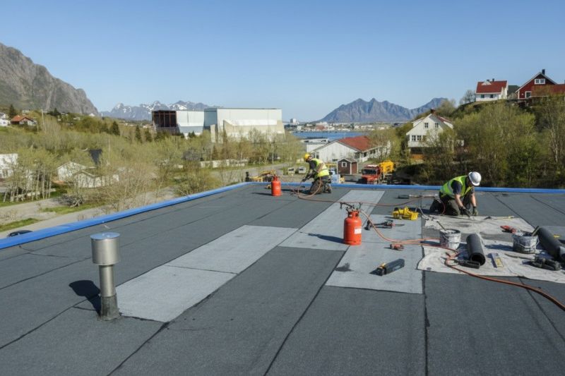 Flat Roof Replacement in Kents Store, VA