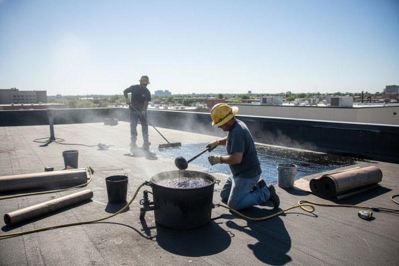 Flat Roof Tar Repair in Powhatan, VA