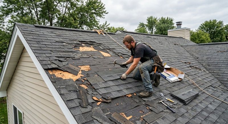 Hail Damage Roof Repair in Henrico County, VA