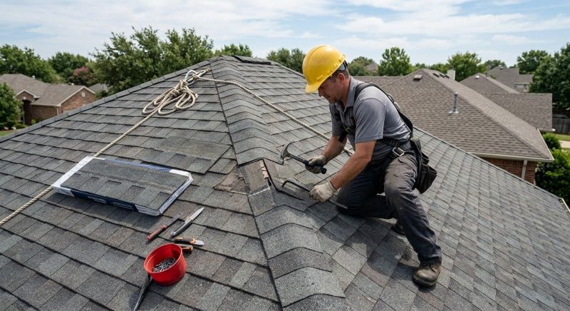 Hip Roof Shingle Repair in Powhatan, VA