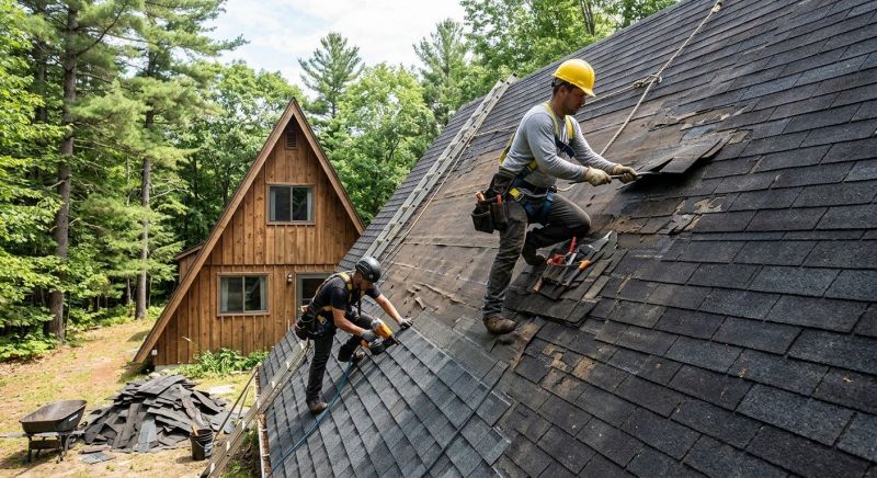 Hip Roof Shingle Repair in Powhatan, VA