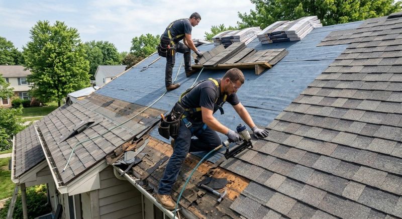 Hip Roof Shingle Replacement in Powhatan, VA