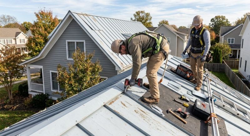 Metal Roof Repair in Amelia County, VA