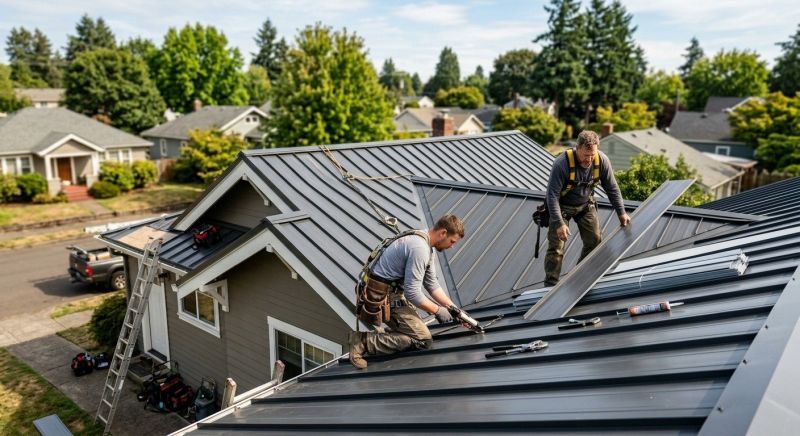 Metal Roof Repair in Moseley, VA