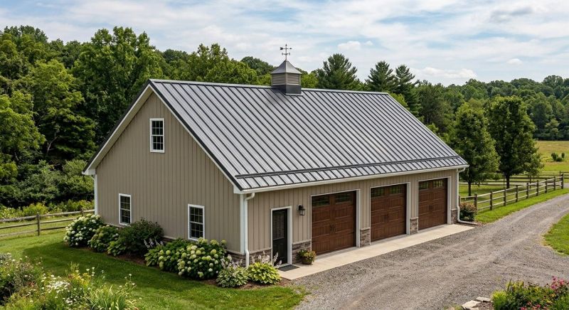 Pole Barn Roof Repair in Amelia County, VA