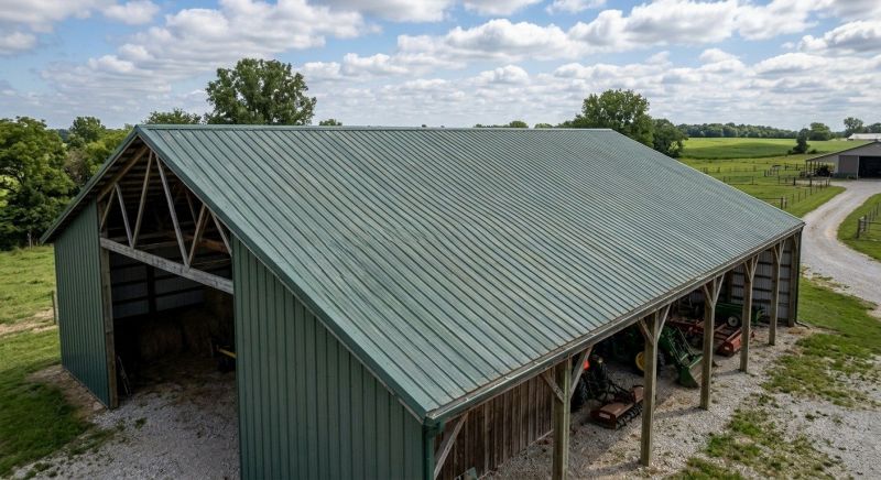 Pole Barn Roof Repair in Cumberland, VA
