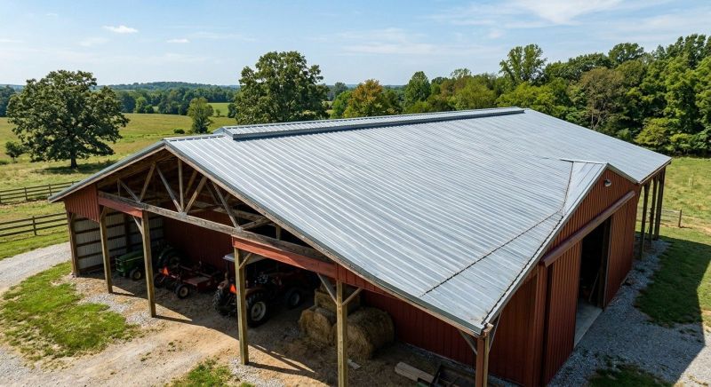Pole Barn Roof Repair in Powhatan, VA